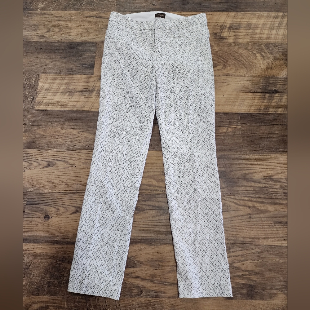 White Patterned Pants - image 1